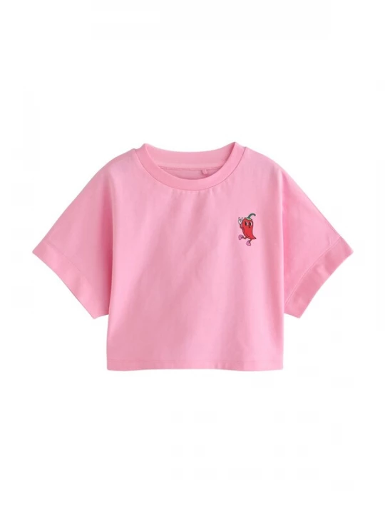 Foto van product Next Shirt groen / pink / rood / zwart