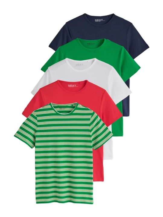 Foto van product Next Shirt groen / rood / zwart / wit