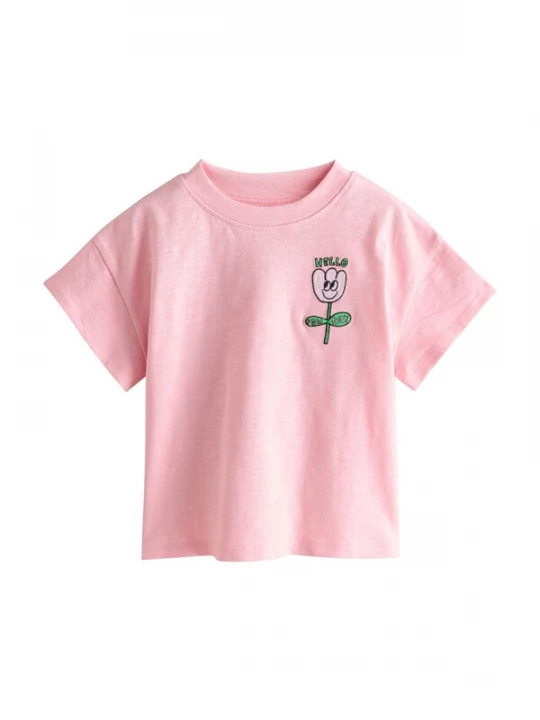 Foto van product Next Shirt groen / rosa / zwart
