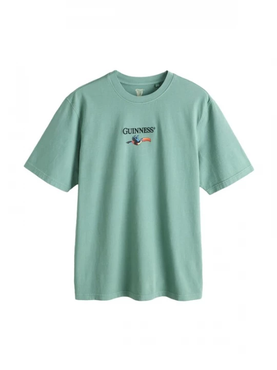 Foto van product Next Shirt 'Guinness' royal blue / koningsblauw / mintgroen / donkeroranje / zwart
