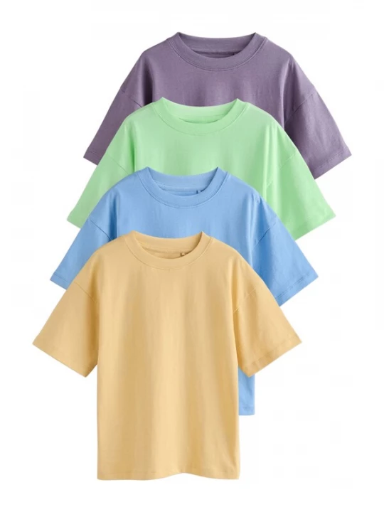 Foto van product Next Shirt hemelsblauw / citroen / lichtgroen / donkerlila