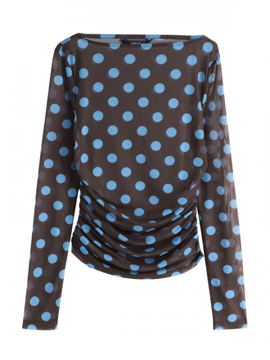 Foto van product Next Shirt hemelsblauw / donkerbruin