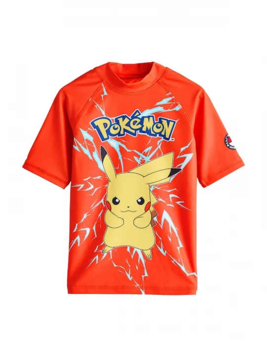 Foto van product Next Shirt hemelsblauw / geel / oranjerood / zwart