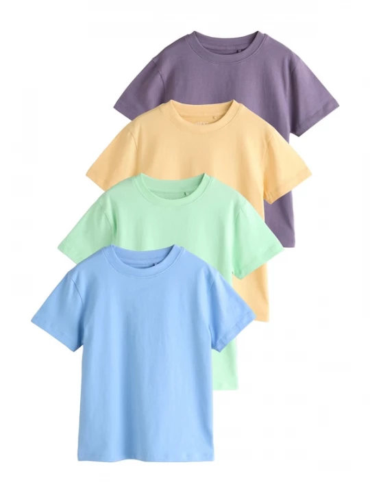Foto van product Next Shirt hemelsblauw / honing / lichtgroen / braam