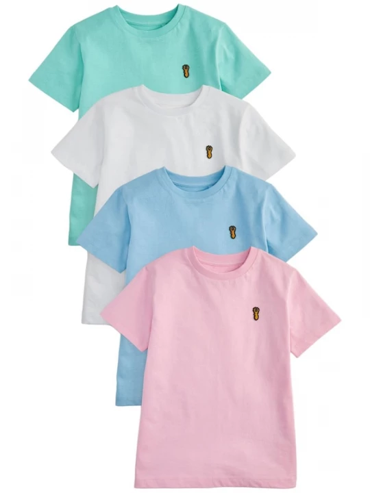 Foto van product Next Shirt hemelsblauw / lichtgroen / rosa / wit