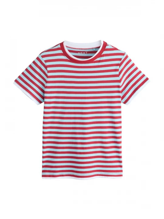 Foto van product Next Shirt hemelsblauw / lichtrood