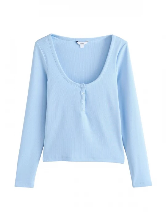 Foto van product Next Shirt hemelsblauw / wit