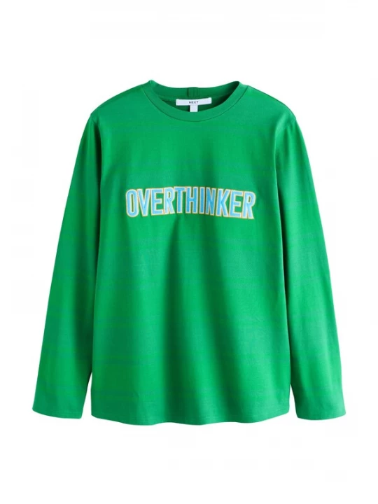 Foto van product Next Shirt honing / groen / wit