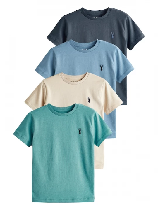 Foto van product Next Shirt ivoor / opaal / donkerblauw / jade groen