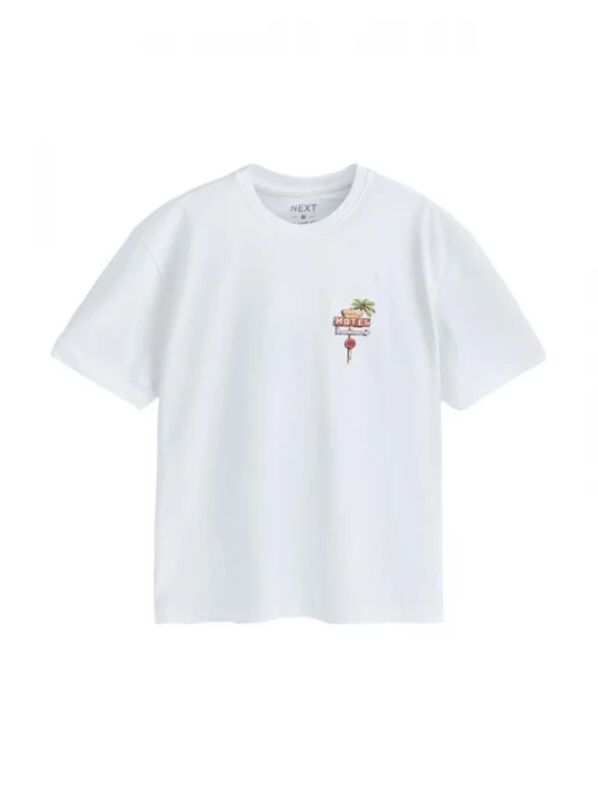 Foto van product Next Shirt jade groen / magenta / oudroze / wit