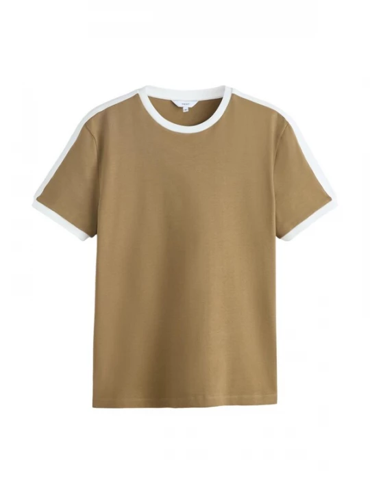 Foto van product Next Shirt kaki / wit