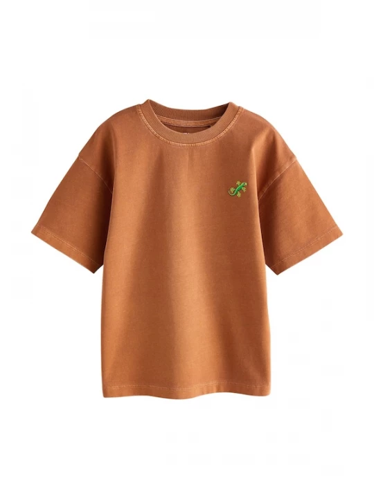 Foto van product Next Shirt karamel / groen / grasgroen / zwart