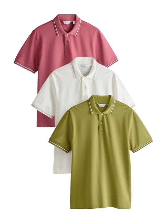Foto van product Next Shirt kiwi / donkerroze / wit