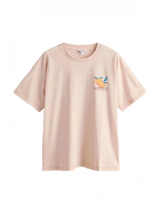Foto van product Next Shirt geel / groen / pasteloranje
