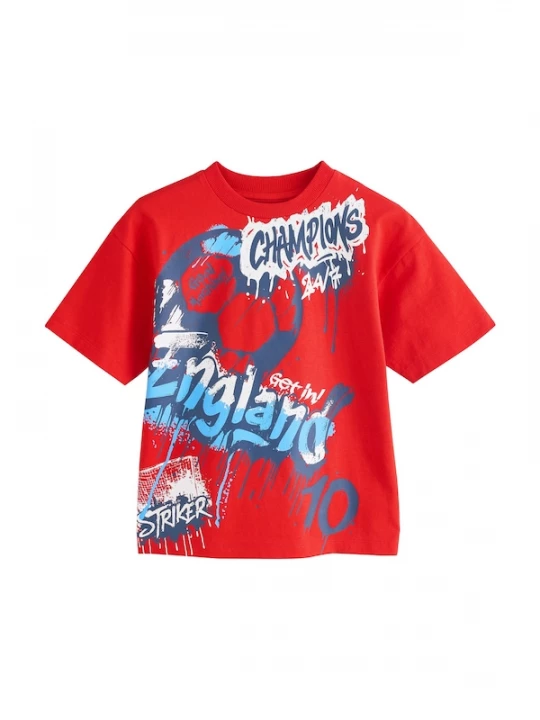 Foto van product Next Shirt lichtblauw / donkerblauw / rood / wit