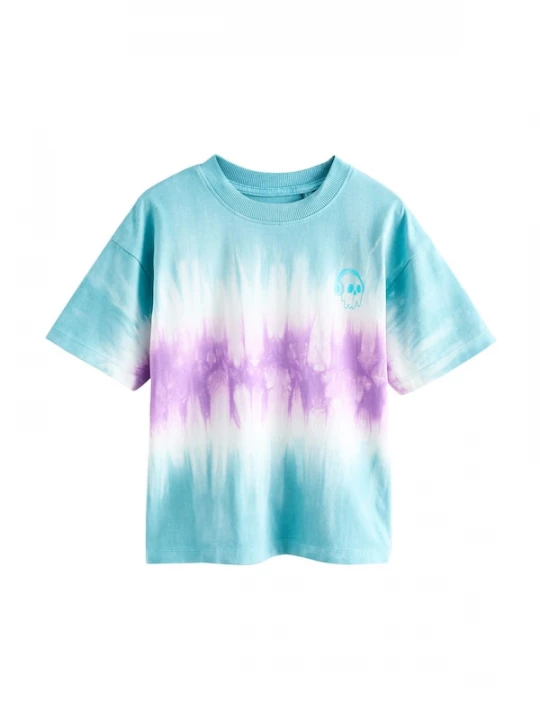 Foto van product Next Shirt lichtblauw / lavendel / wit