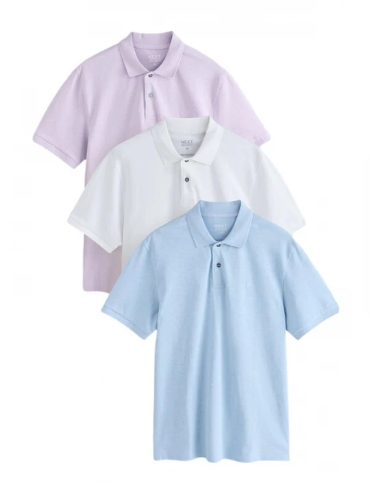 Foto van product Next Shirt lichtblauw / lavendel / wit
