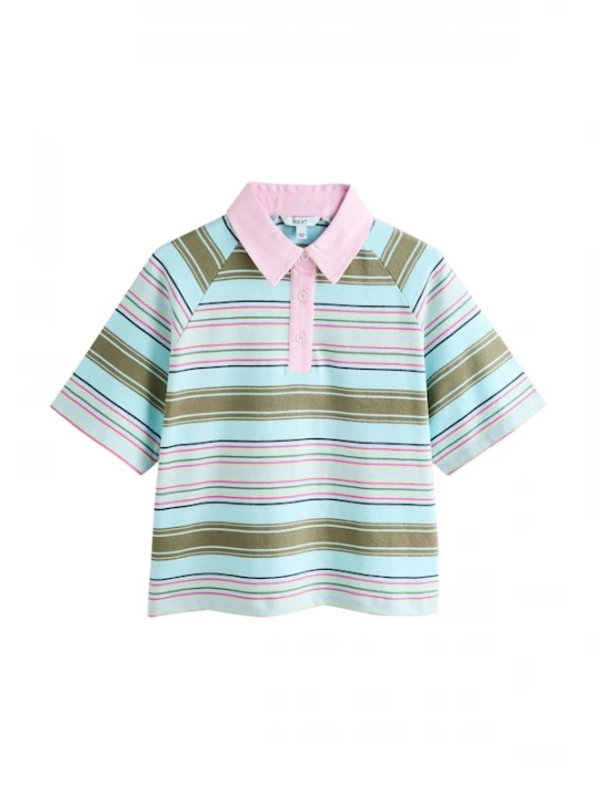 Foto van product Next Shirt lichtblauw / olijfgroen / rosa / lichtroze