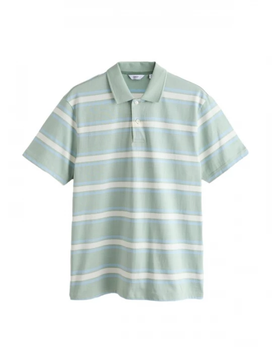 Foto van product Next Shirt lichtblauw / pastelgroen / offwhite