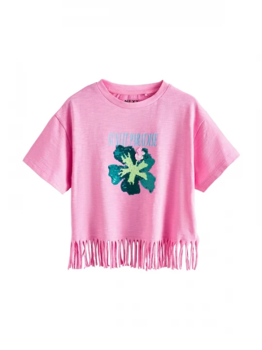 Foto van product Next Shirt lichtblauw / petrol / lichtgroen / pink