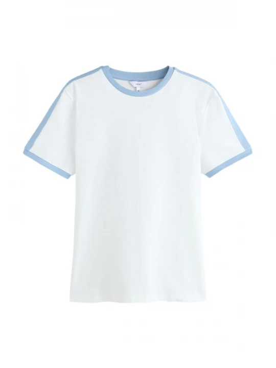 Foto van product Next Shirt lichtblauw / wit