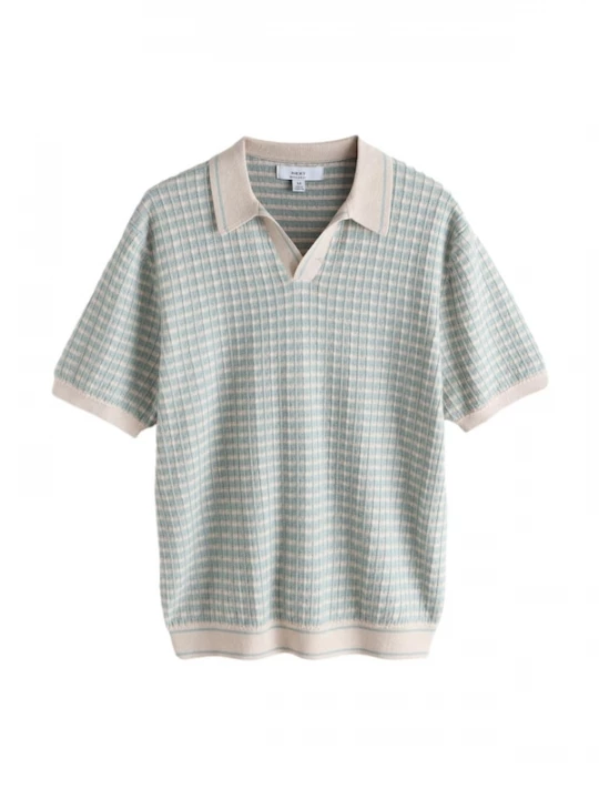 Foto van product Next Shirt lichtblauw / wit