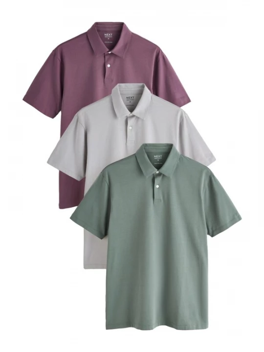 Foto van product Next Shirt lichtgrijs / kaki / mauve