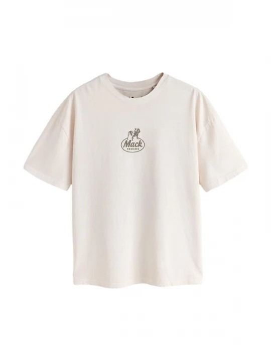 Foto van product Next Shirt 'Mack Trucks' ecru / antraciet