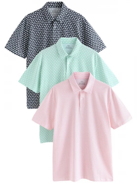 Foto van product Next Shirt marine / mintgroen / rosa