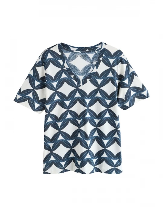 Foto van product Next Shirt marine / nachtblauw / wit