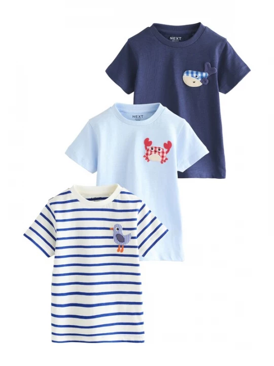 Foto van product Next Shirt marine / navy / lichtblauw