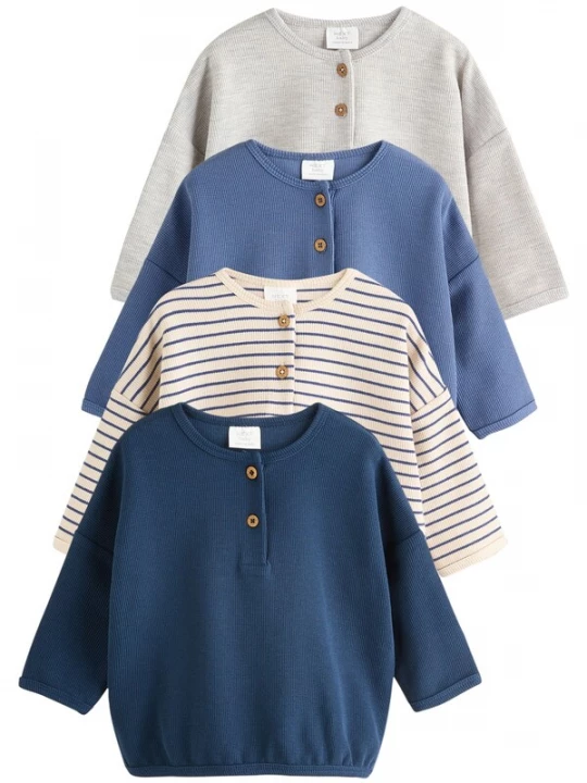 Foto van product Next Shirt marine / saffier / taupe / grijs gemêleerd