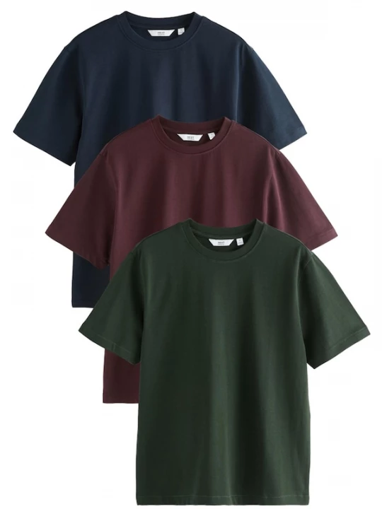 Foto van product Next Shirt marine / spar / wijnrood