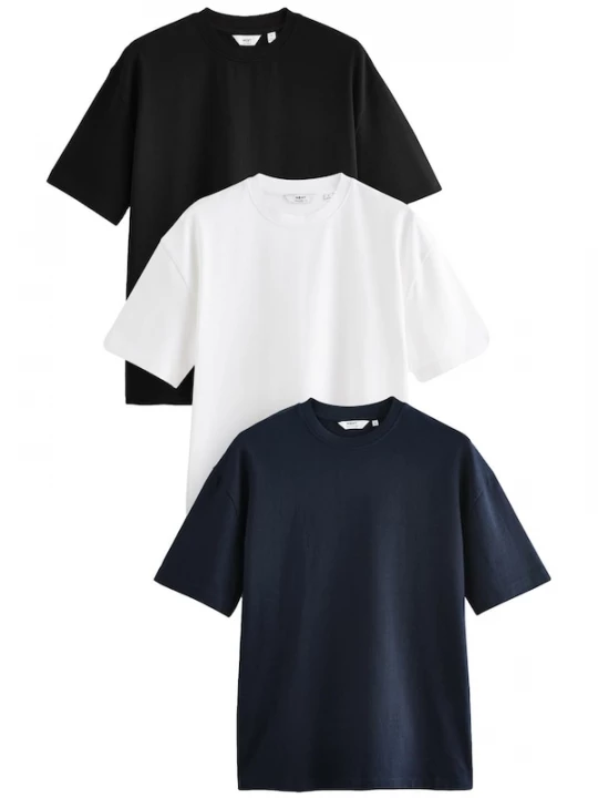Foto van product Next Shirt marine / zwart / wit