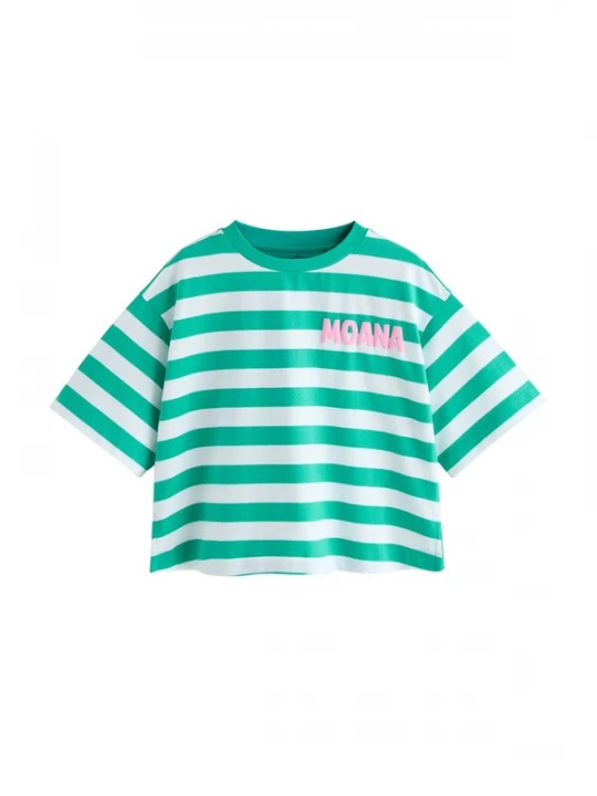 Foto van product Next Shirt 'Moana' bruin / groen / wit