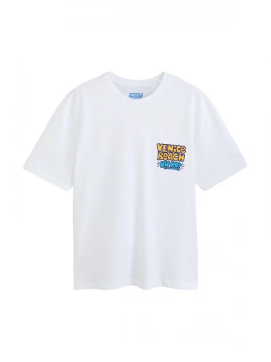 Foto van product Next Shirt nachtblauw / azuur / curry / wit