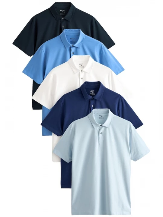 Foto van product Next Shirt navy / azuur / pastelblauw / donkerblauw / wit