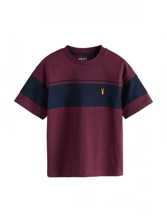 Foto van product Next Shirt navy / bourgogne