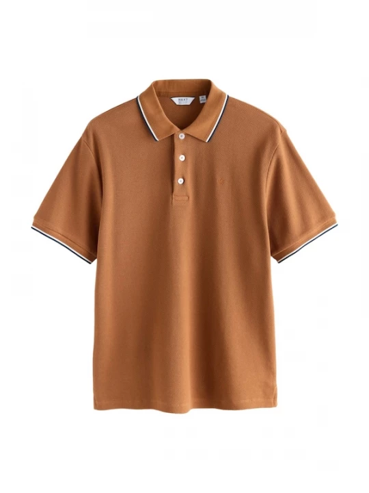 Foto van product Next Shirt navy / bruin / wit