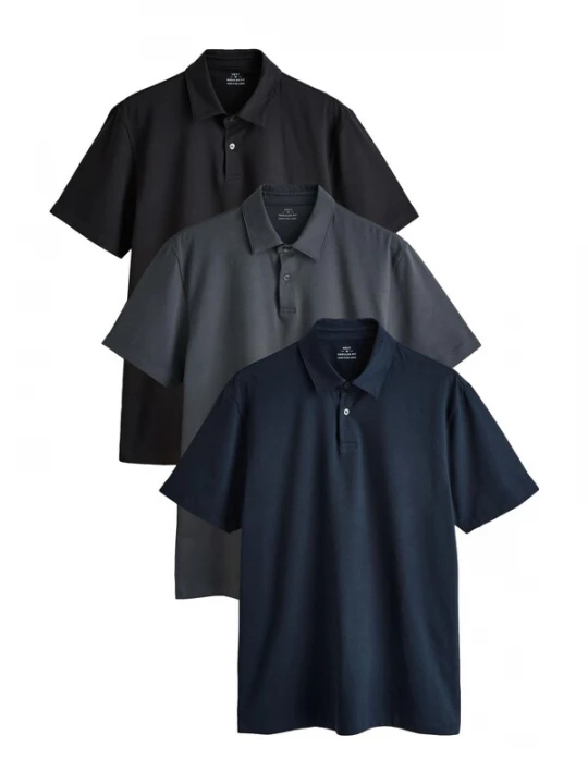 Foto van product Next Shirt navy / donkergrijs / zwart