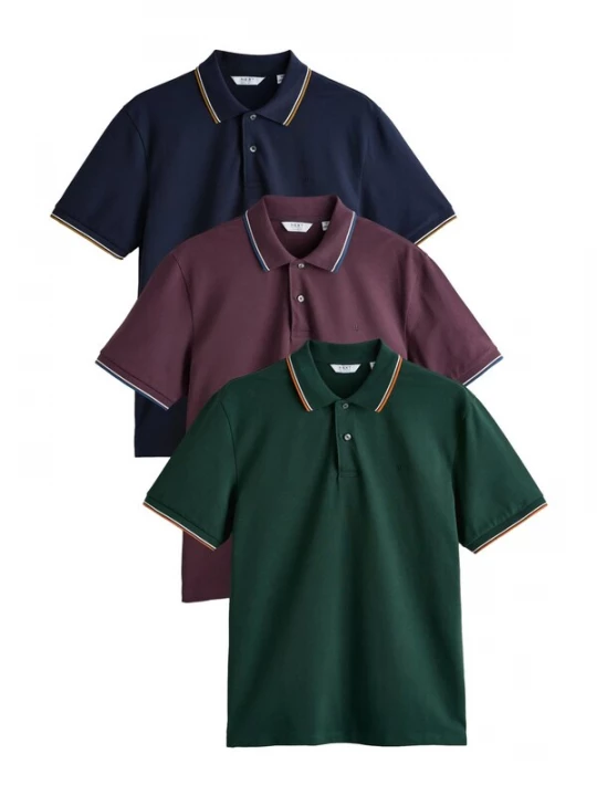 Foto van product Next Shirt navy / donkergroen / aubergine
