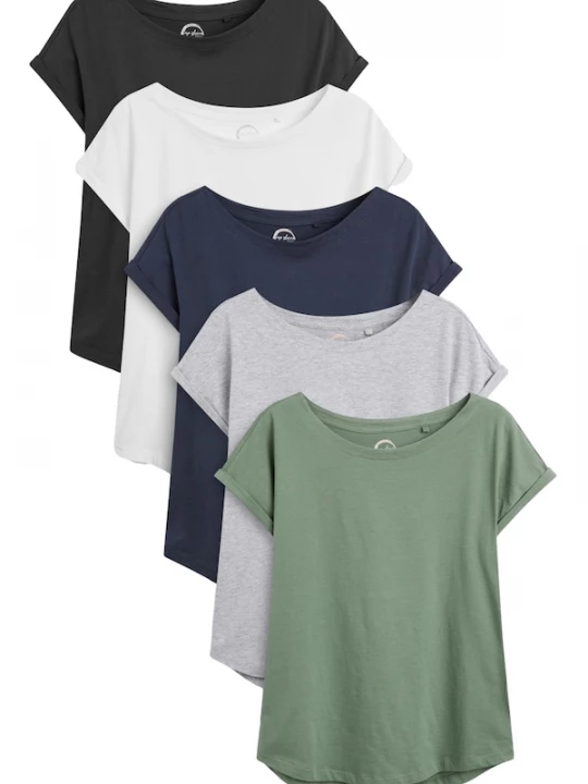 Foto van product Next Shirt navy / grijs / groen / wit