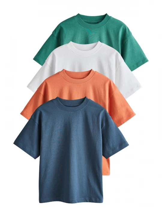 Foto van product Next Shirt navy / groen / oranje / wit