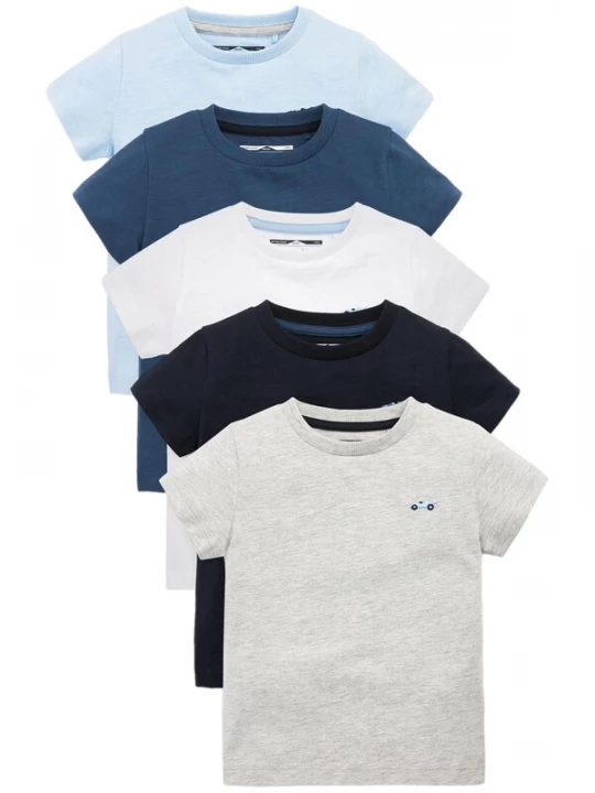 Foto van product Next Shirt navy / lichtblauw / grijs / wit