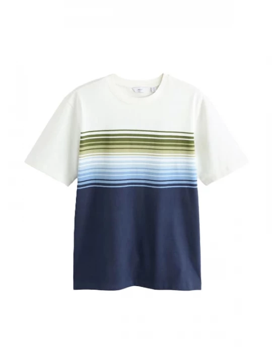 Foto van product Next Shirt navy / lichtblauw / groen / wit