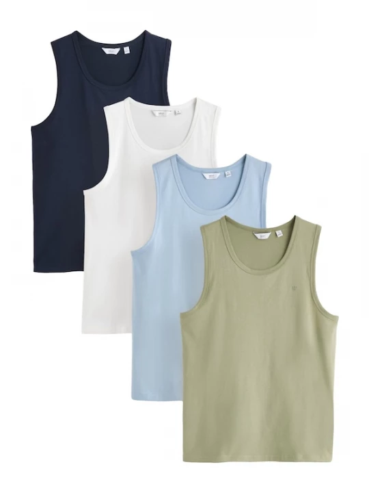 Foto van product Next Shirt navy / lichtblauw / kaki / wit