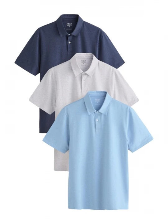 Foto van product Next Shirt navy / lichtblauw / lichtgrijs