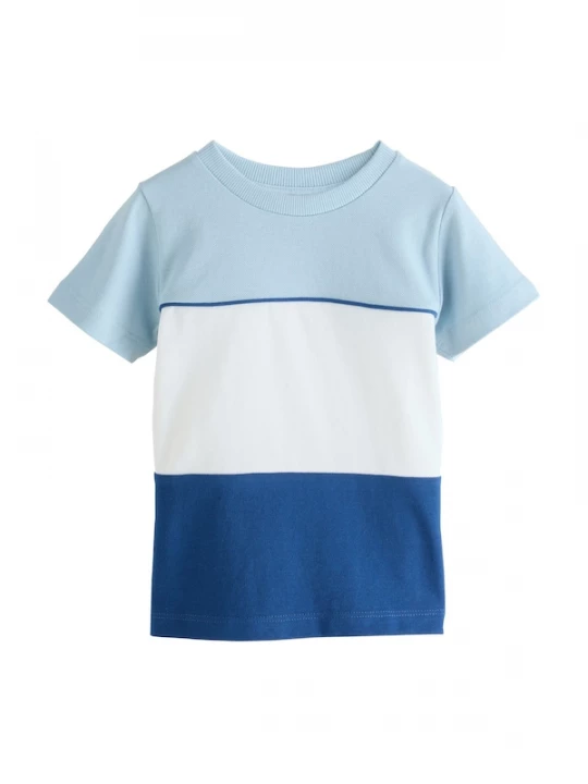 Foto van product Next Shirt navy / lichtblauw / wit