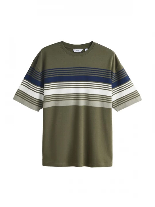 Foto van product Next Shirt navy / olijfgroen / pastelgroen / wit