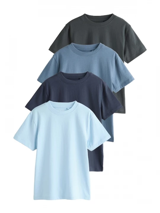 Foto van product Next Shirt navy / opaal / pastelblauw / zwart